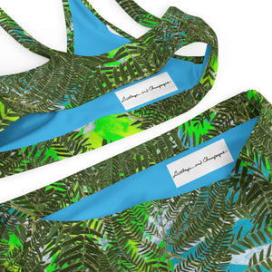 Tree house leaf Recycled high-waisted bikini