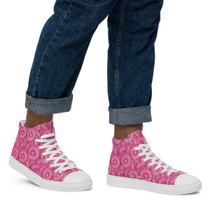 DONUTS! Men’s high top canvas shoes