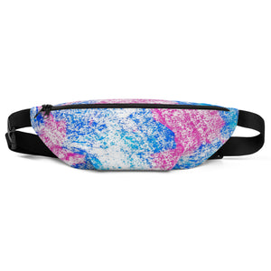 Magenta Blue White Fanny Pack