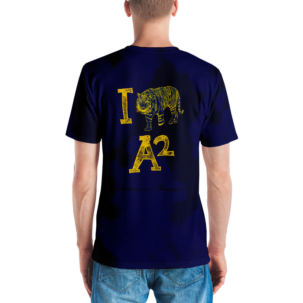 I Tiger A2 navy painted Men's t-shirt