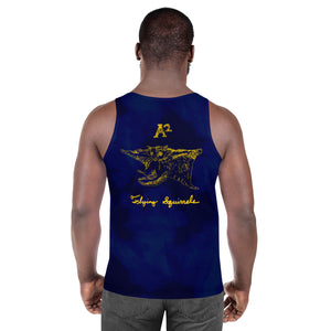 Maize and Blue Flying Squirrel Unisex Tank Top