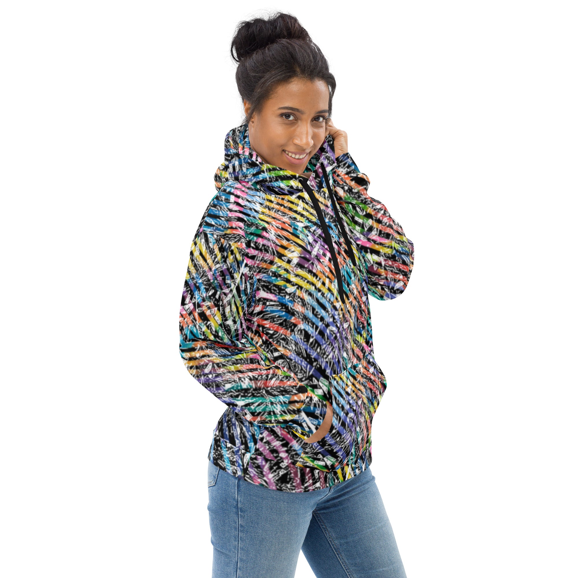 Rainbow diamond party Unisex Hoodie