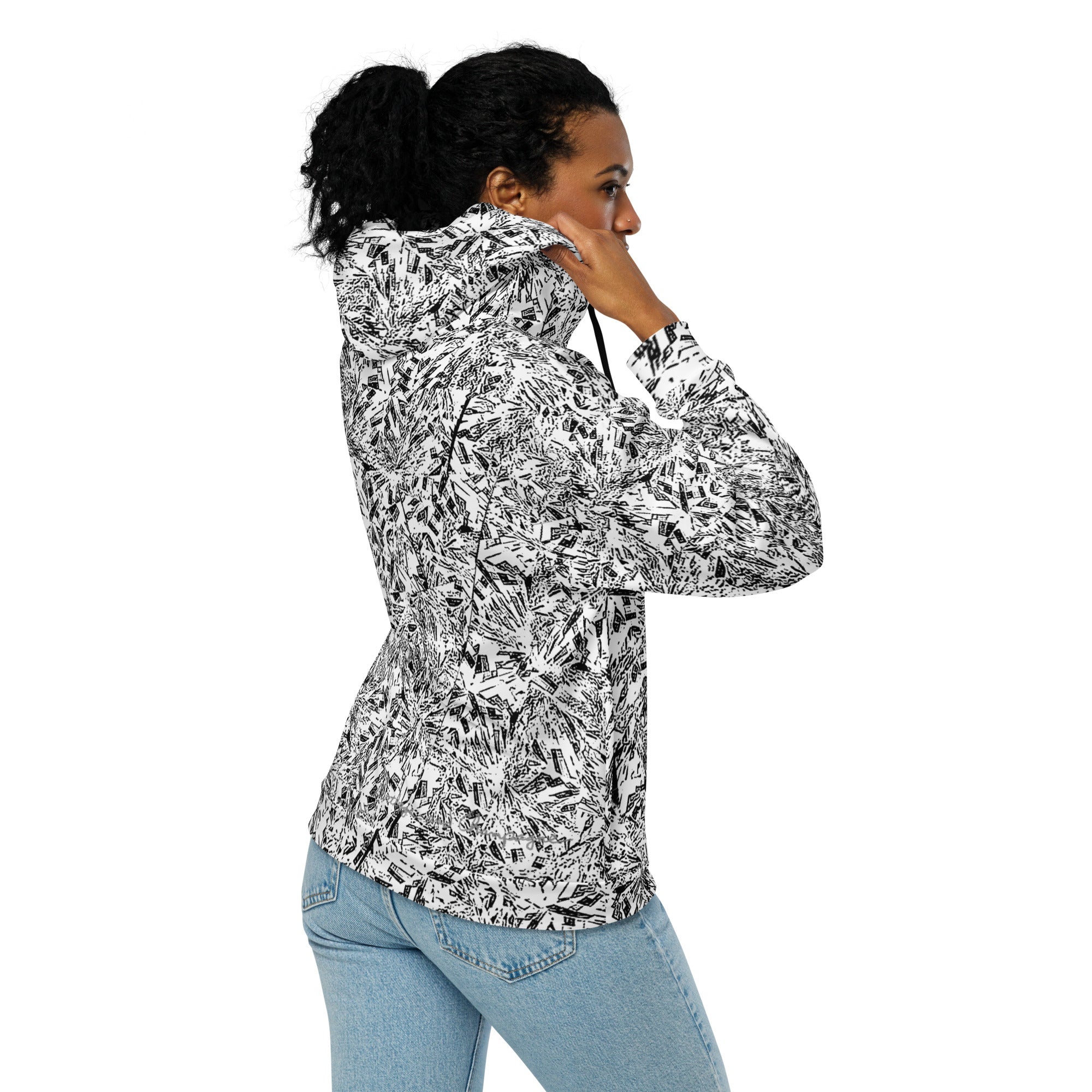 Paper Diamond Unisex 95% recycled zip hoodie