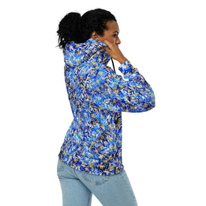 A2 Blue Diamond Unisex 95% recycled zip hoodie