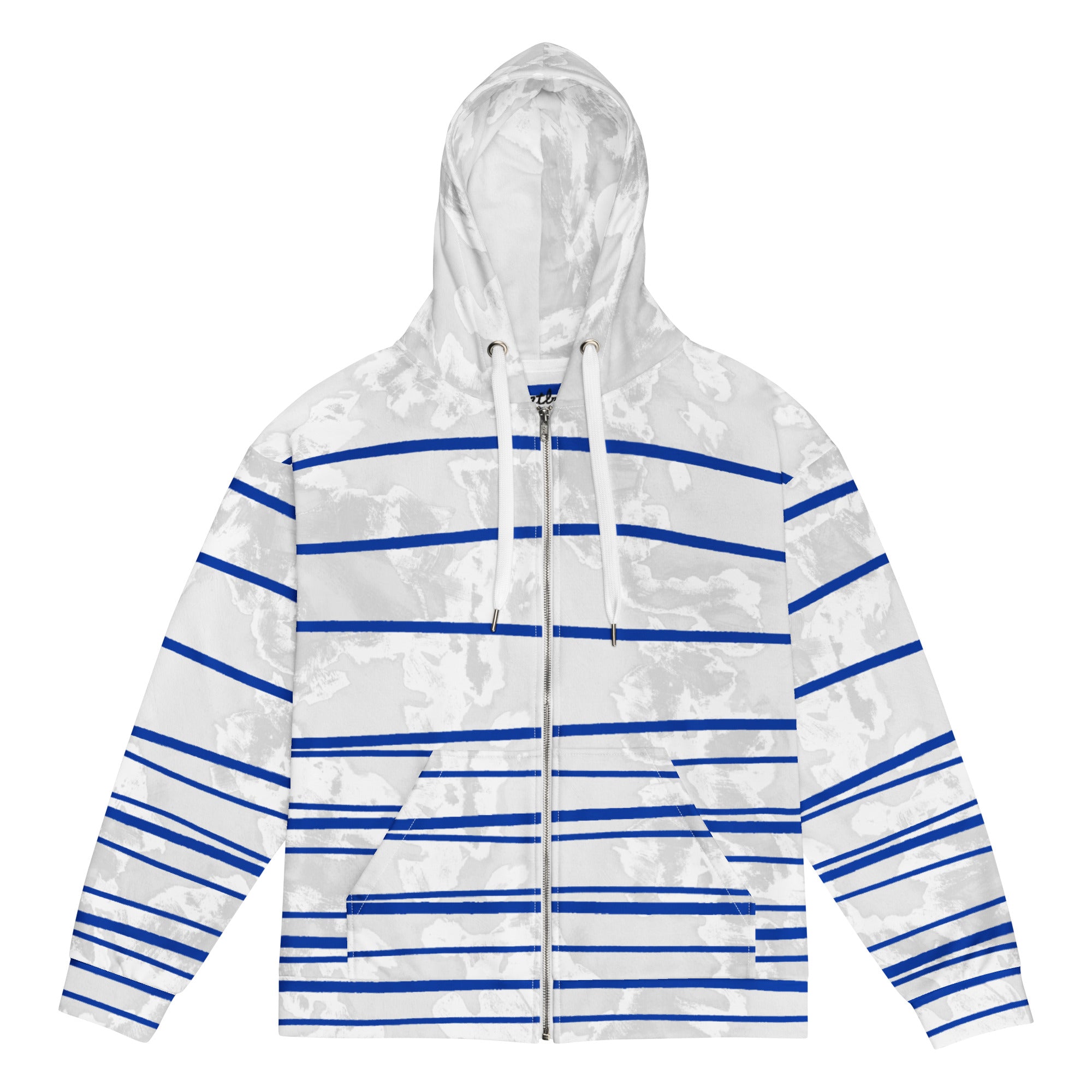Picasso Boat shirt breton Recycled Unisex zip hoodie