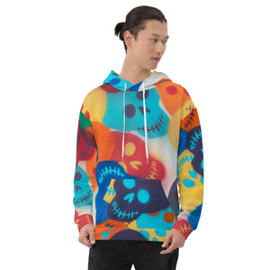 Rainbow Skulls Unisex Hoodie