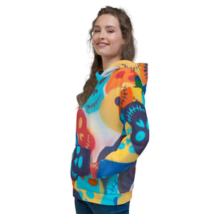 Rainbow Skulls Unisex Hoodie