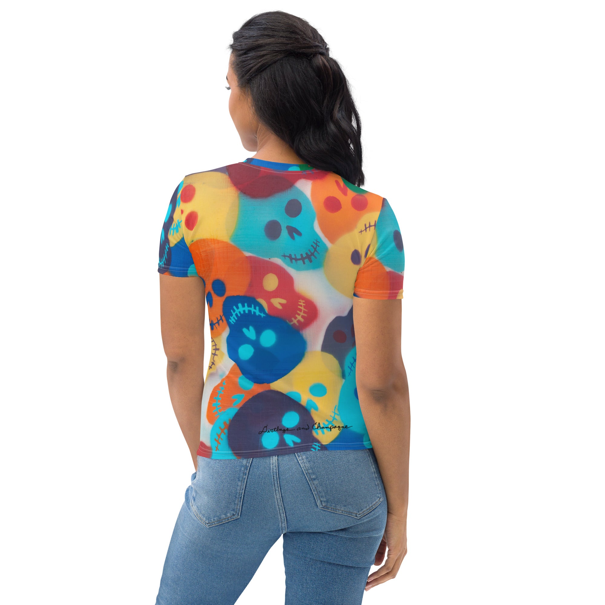 Rainbow skull Women's T-shirt