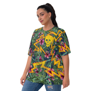lighting flora and fauna Skull Women's T-shirt