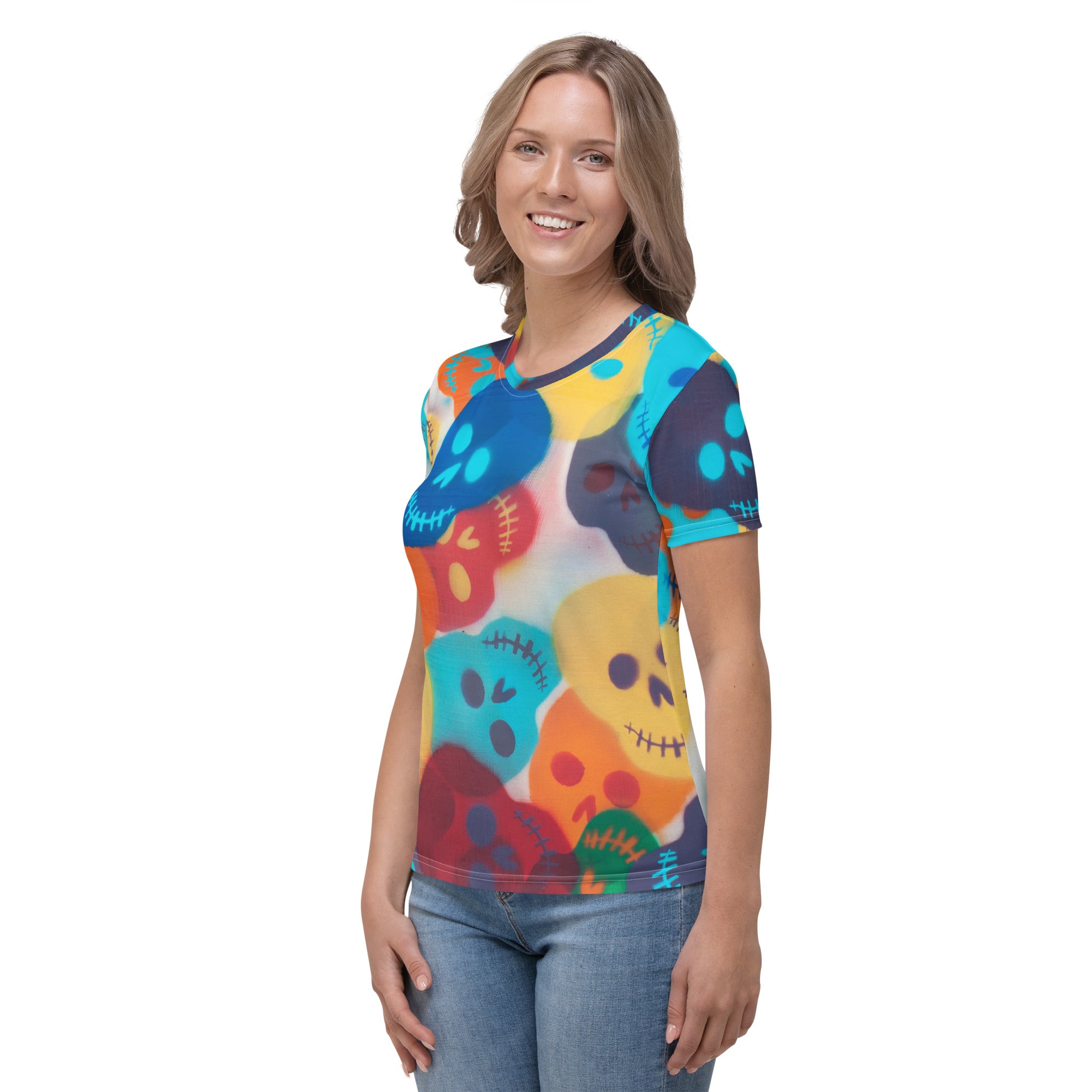 Rainbow skull Women's T-shirt