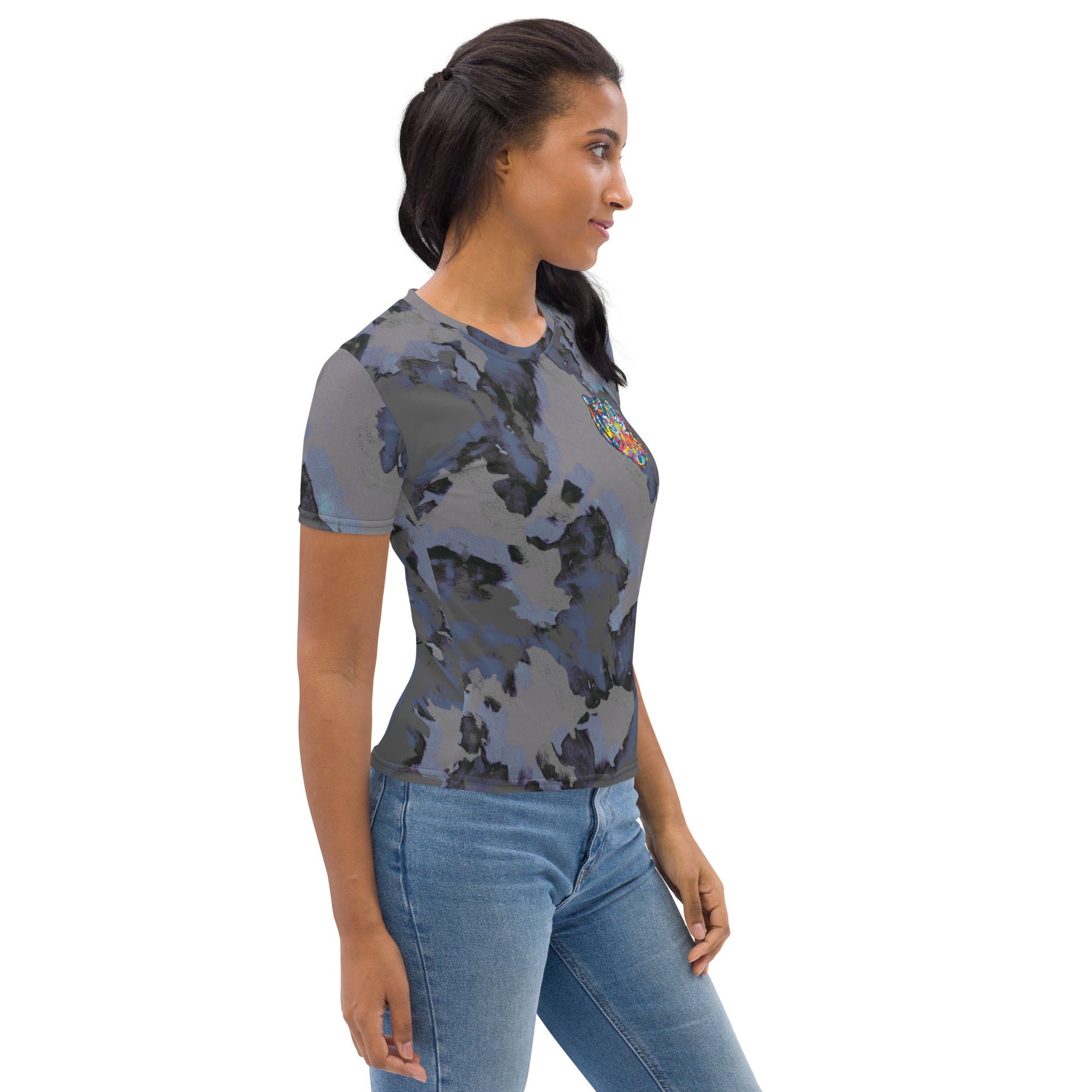 Six eyed Rainbow Tiger Women's T-shirt