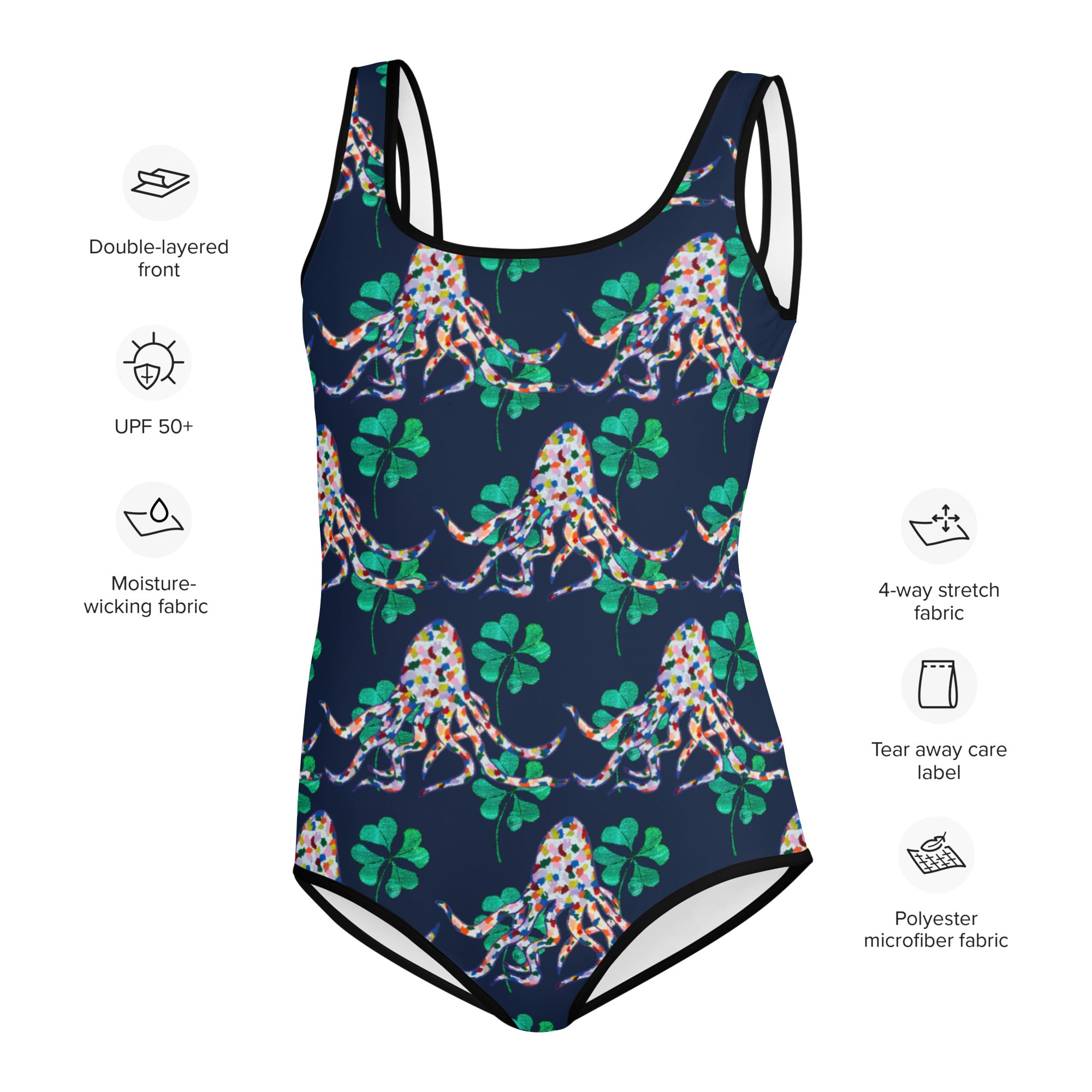 Lucky Octopus Youth Swimsuit