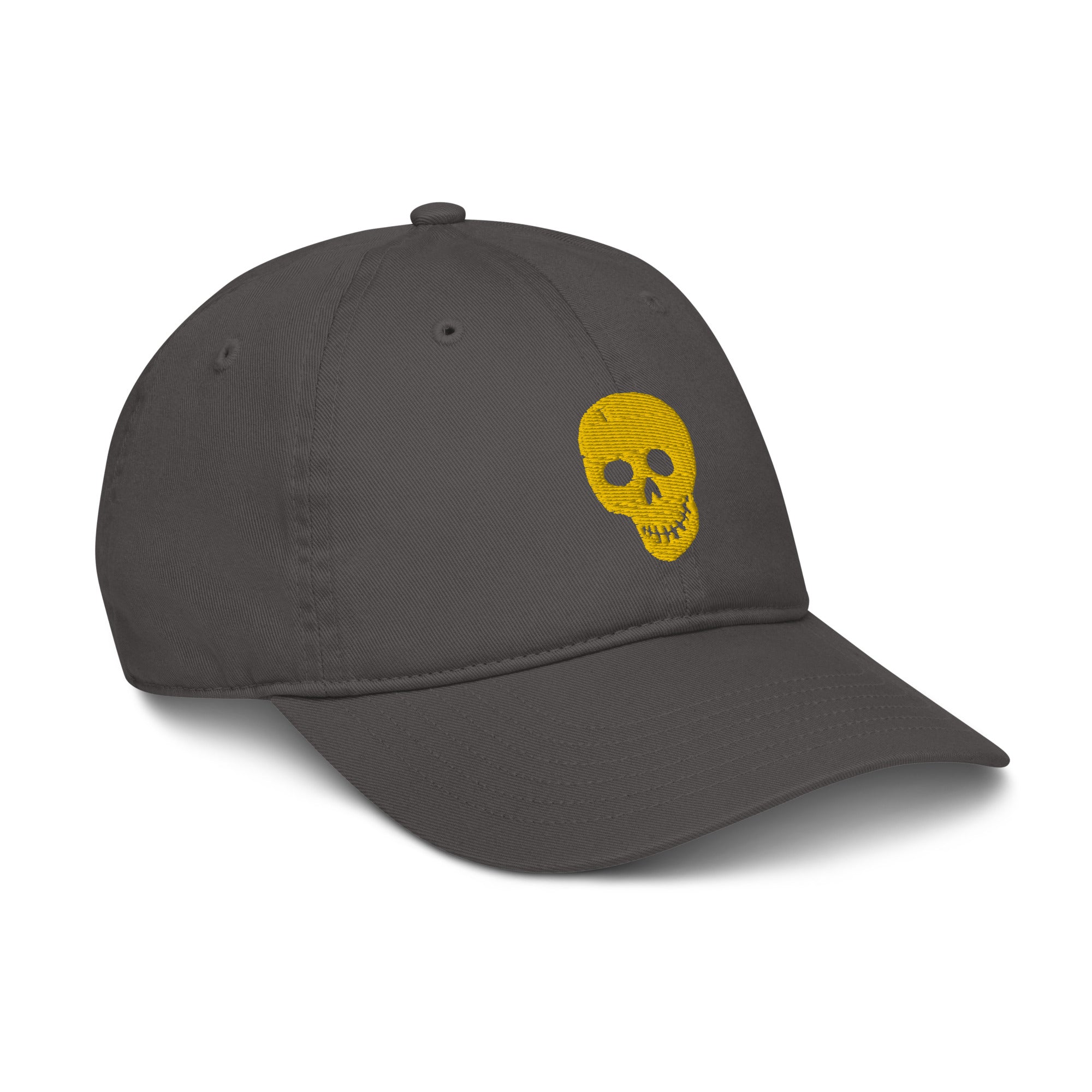 Yellow Skull Organic dad hat