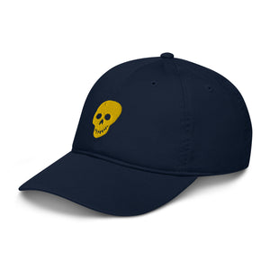 Yellow Skull Organic dad hat