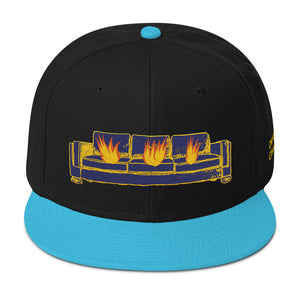 Maize and Blue couch fire OTTOSnapback Hat