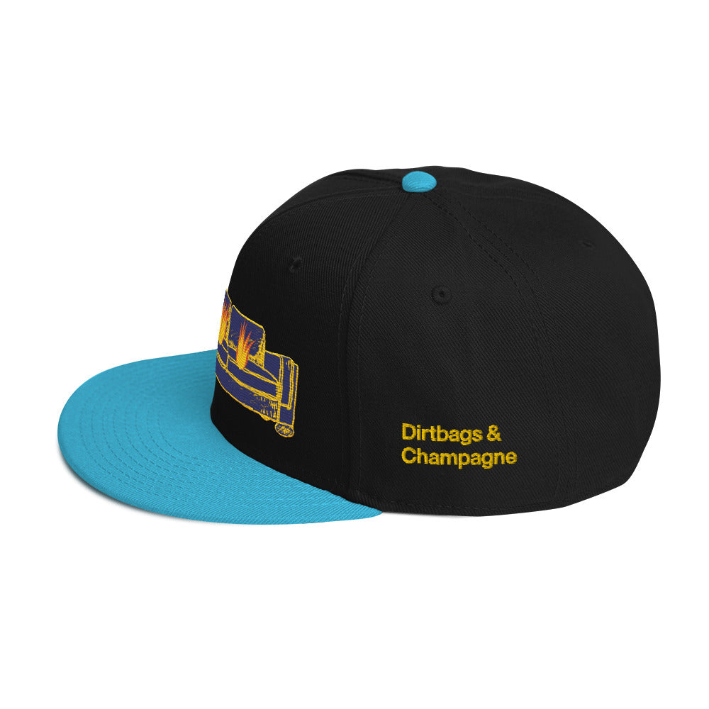 Maize and Blue couch fire OTTOSnapback Hat