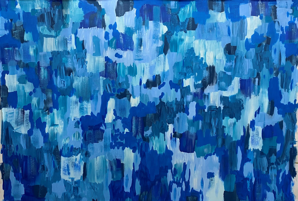 Just Start with the Blue; 7 ft x 10 ft