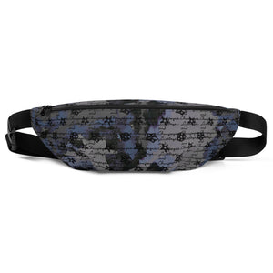 Fancy Dirtbags and Champagne Signature painted Grey Fanny Pack