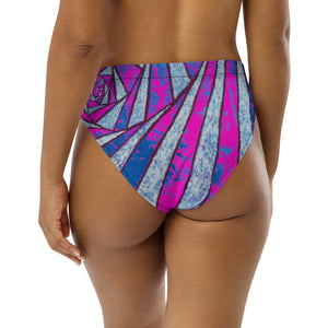 Inter dimensional Recycled high-waisted bikini bottom