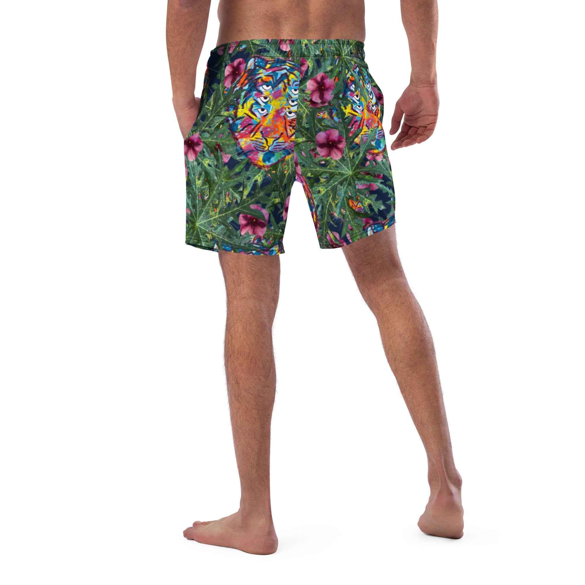 flora and fauna Men's swim trunks