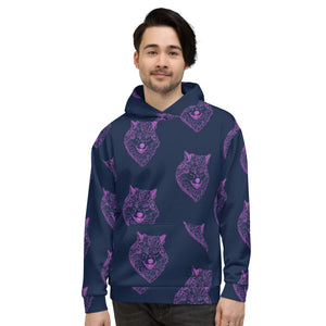 Lavender Wolves Unisex Hoodie