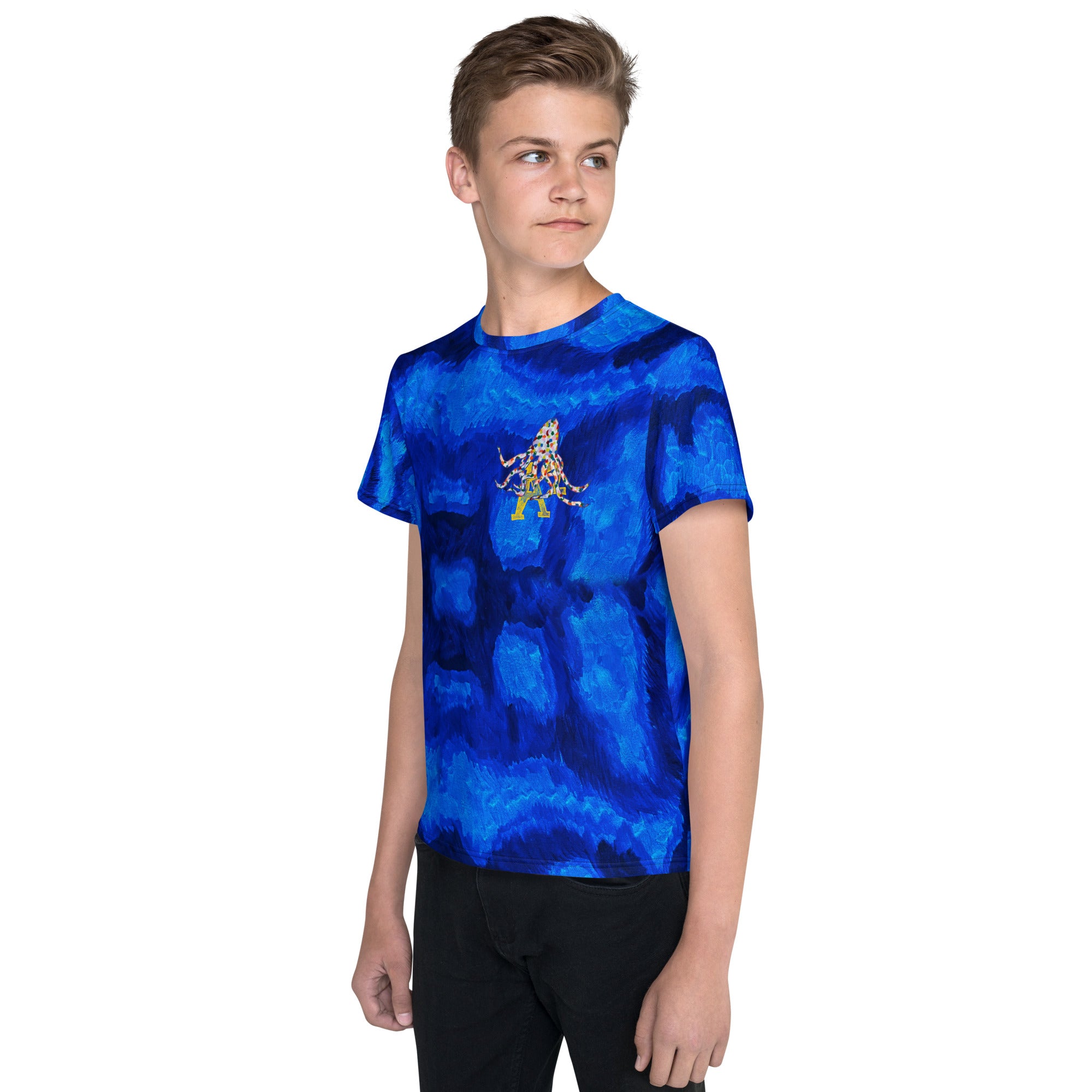 I Octopus A2 Youth crew neck t-shirt
