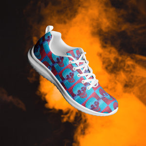 cerulean magenta skull Men’s athleticish shoes