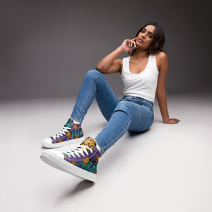 The Jeff Women’s high top canvas shoes