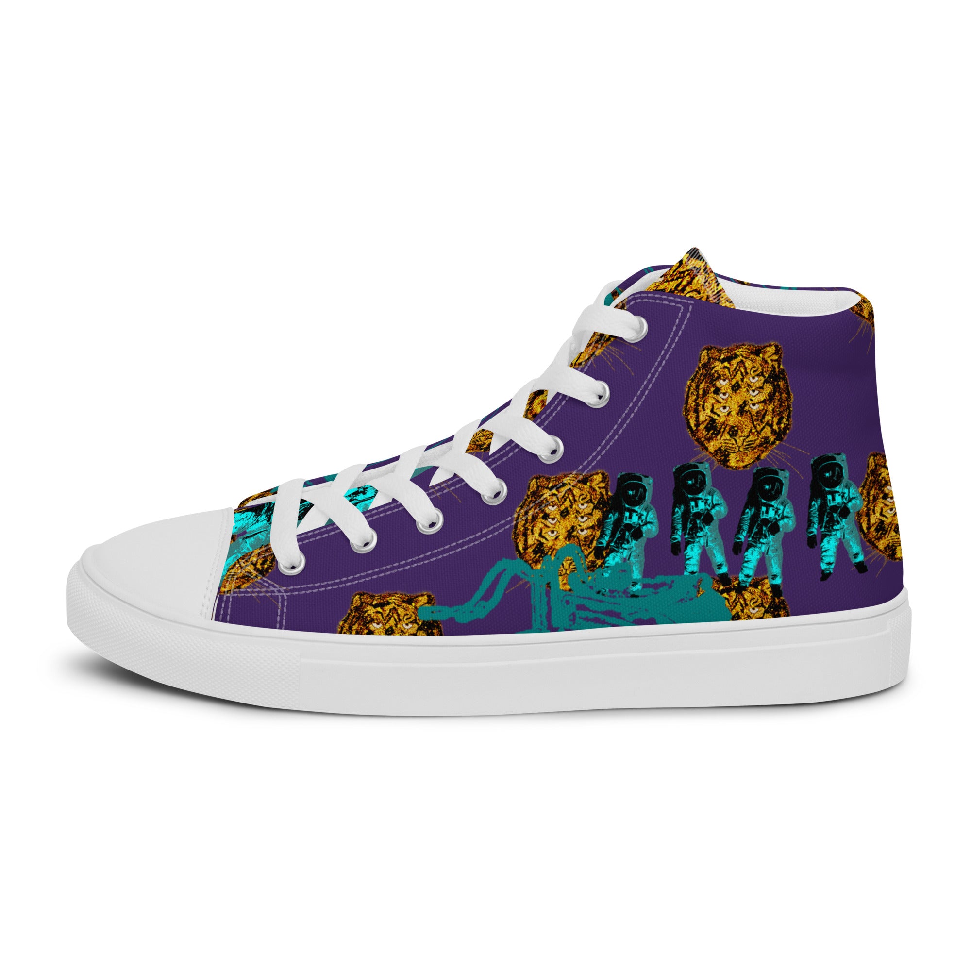 The Jeff Women’s high top canvas shoes