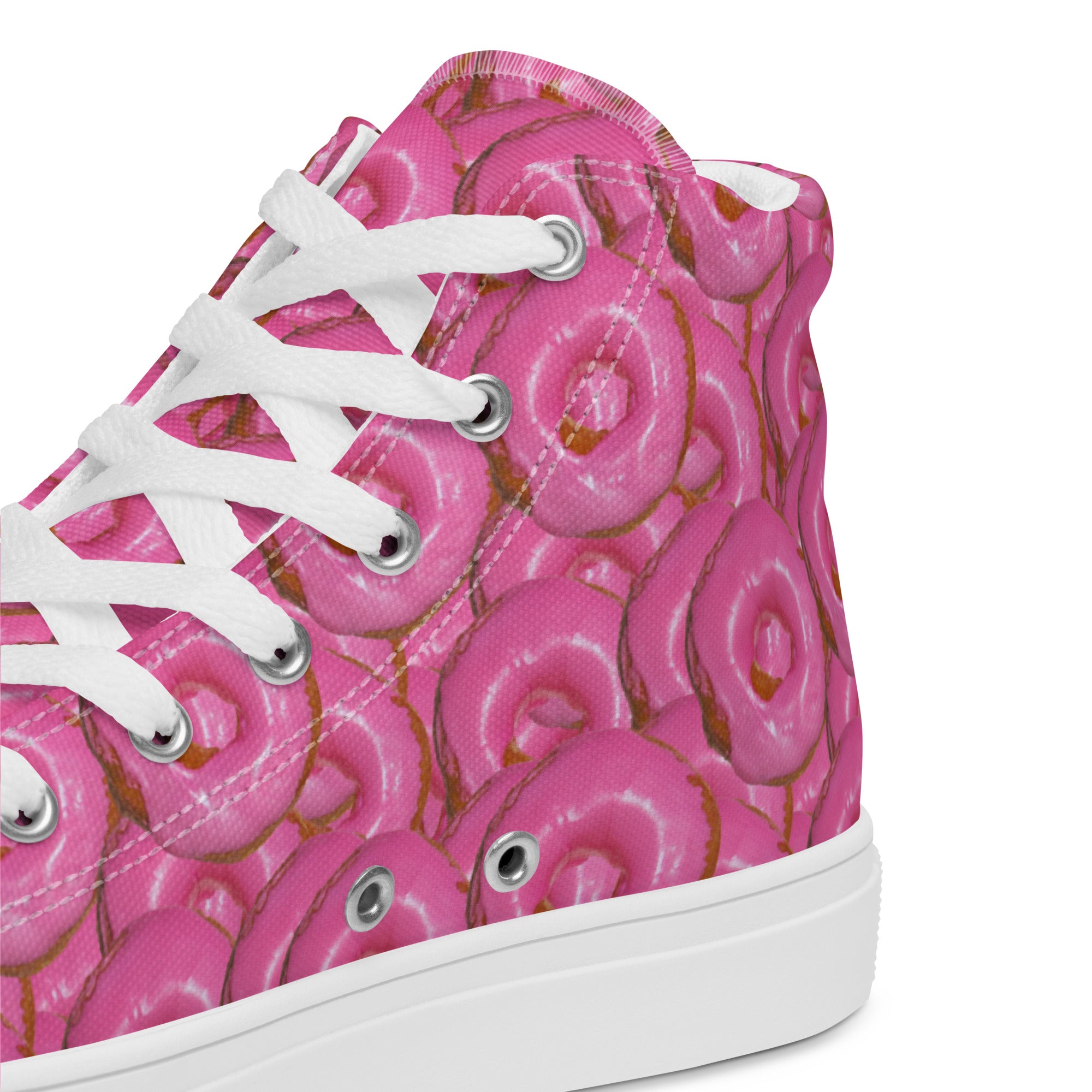 DONUTS! Women’s high top canvas shoes
