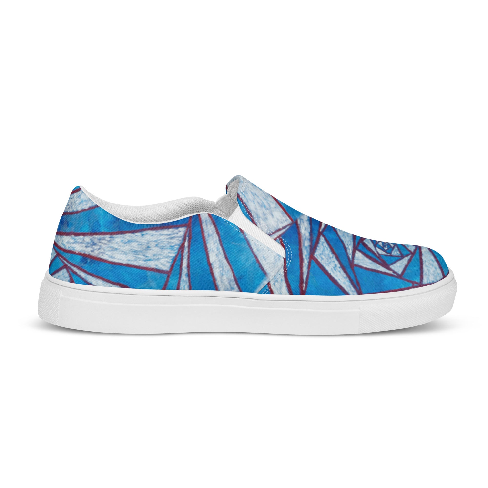 spiraling out of control Women’s slip-on canvas shoes